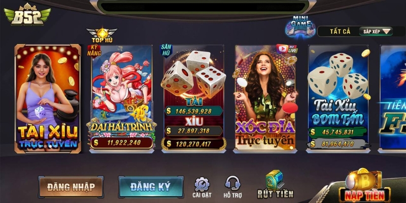 B52Club – Cổng Game Bài Được Yêu Thích Nhất Hiện Nay